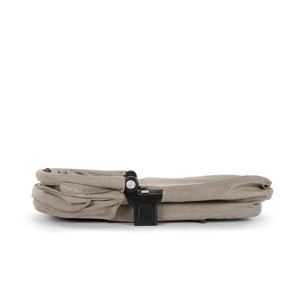 Nuna LYTL Baby Carry Cot-With Dream Drape & Ventilated Mesh Panel-Integrated Release Buttons-Compact & Flat Fold-Includes Rain Cover-Upto 9 Kg - Chateau