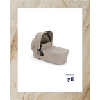 Nuna LYTL Baby Carry Cot-With Dream Drape & Ventilated Mesh Panel-Integrated Release Buttons-Compact & Flat Fold-Includes Rain Cover-Upto 9 Kg - Chateau