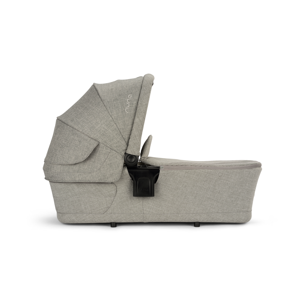Nuna LYTL Baby Carry Cot|With Dream Drape & Ventilated Mesh Panel|Integrated Release Buttons|Compact & Flat Fold|Includes Rain Cover|Upto 9 Kg-BMW Graphene