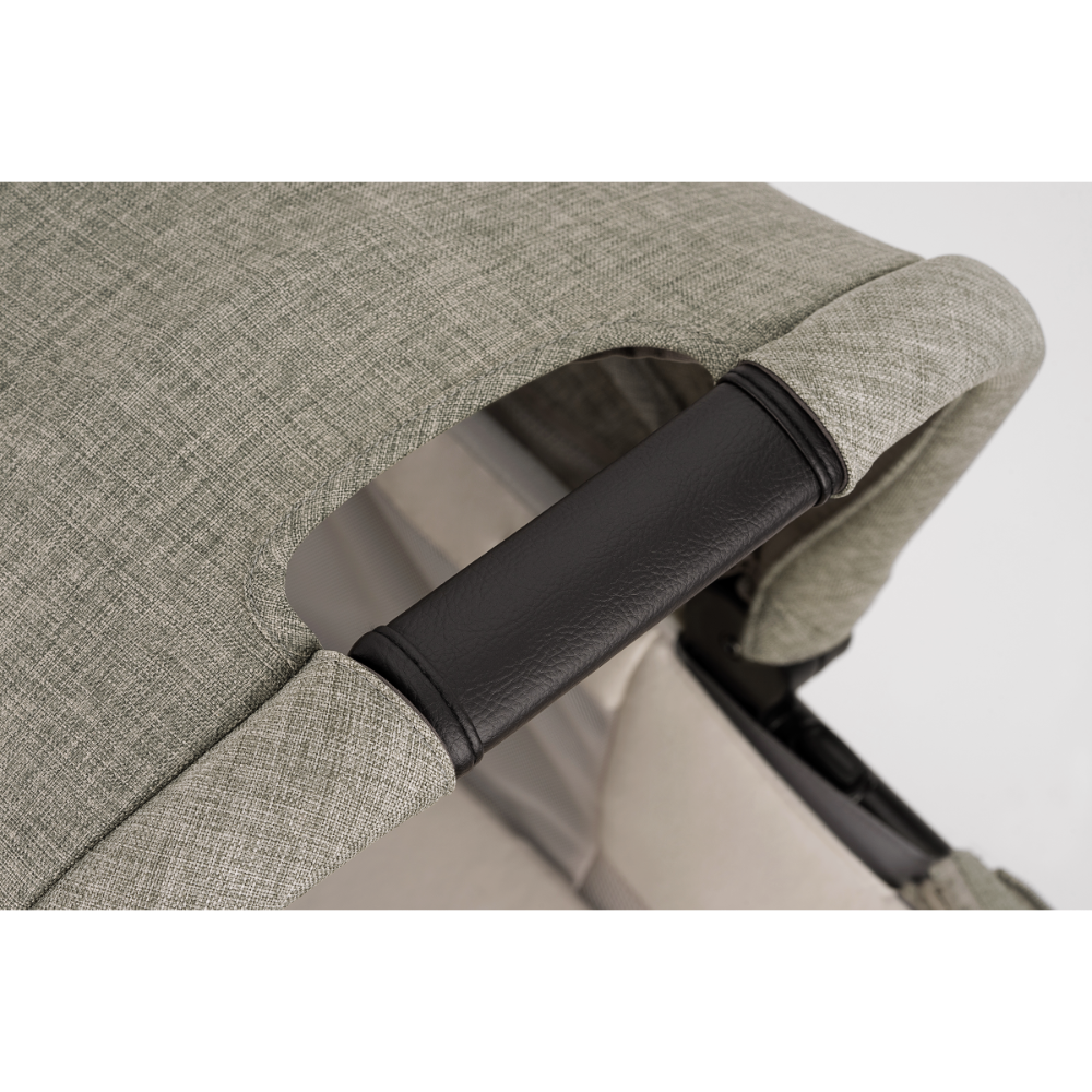 Nuna LYTL Baby Carry Cot|With Dream Drape & Ventilated Mesh Panel|Integrated Release Buttons|Compact & Flat Fold|Includes Rain Cover|Upto 9 Kg-BMW Graphene