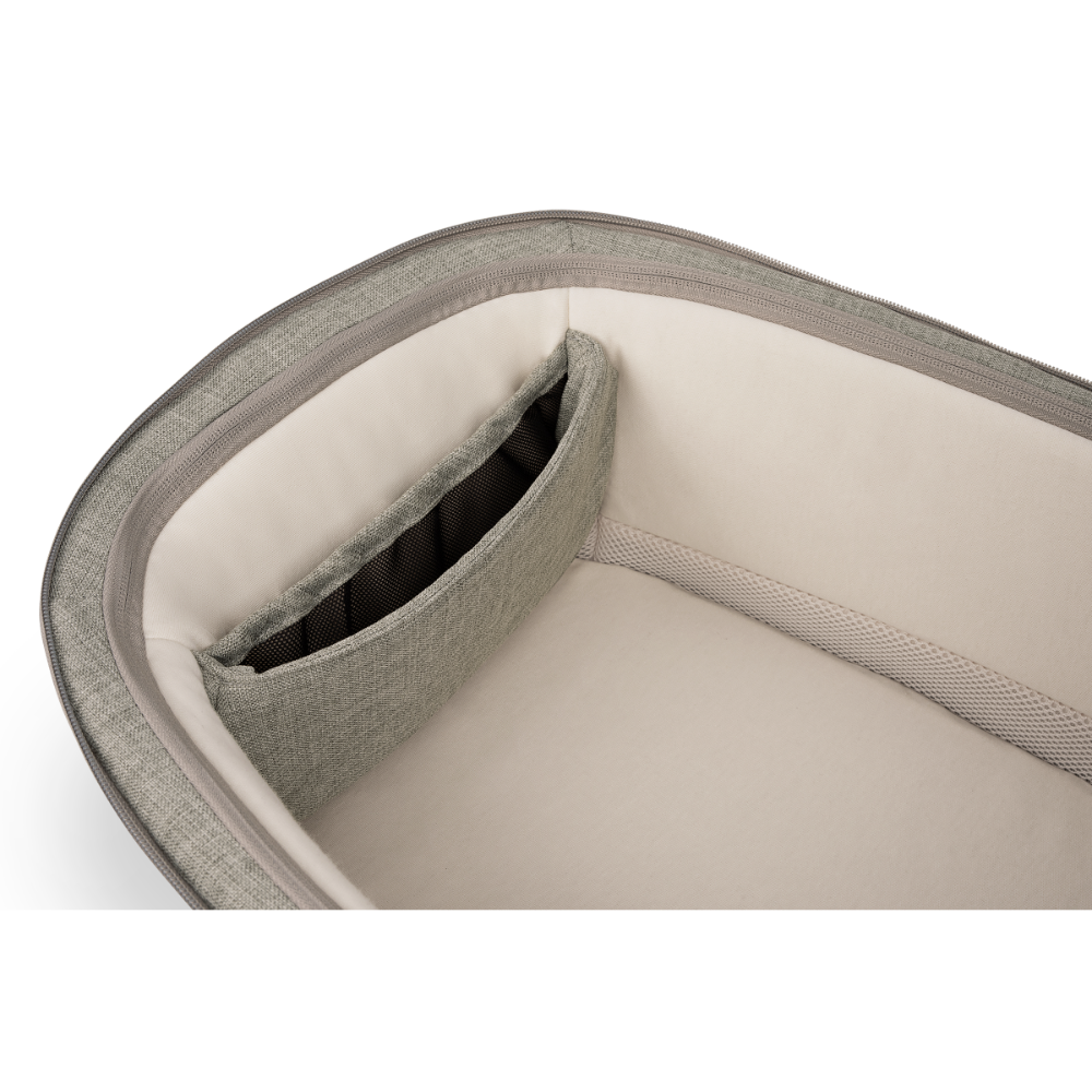 Nuna LYTL Baby Carry Cot|With Dream Drape & Ventilated Mesh Panel|Integrated Release Buttons|Compact & Flat Fold|Includes Rain Cover|Upto 9 Kg-BMW Graphene