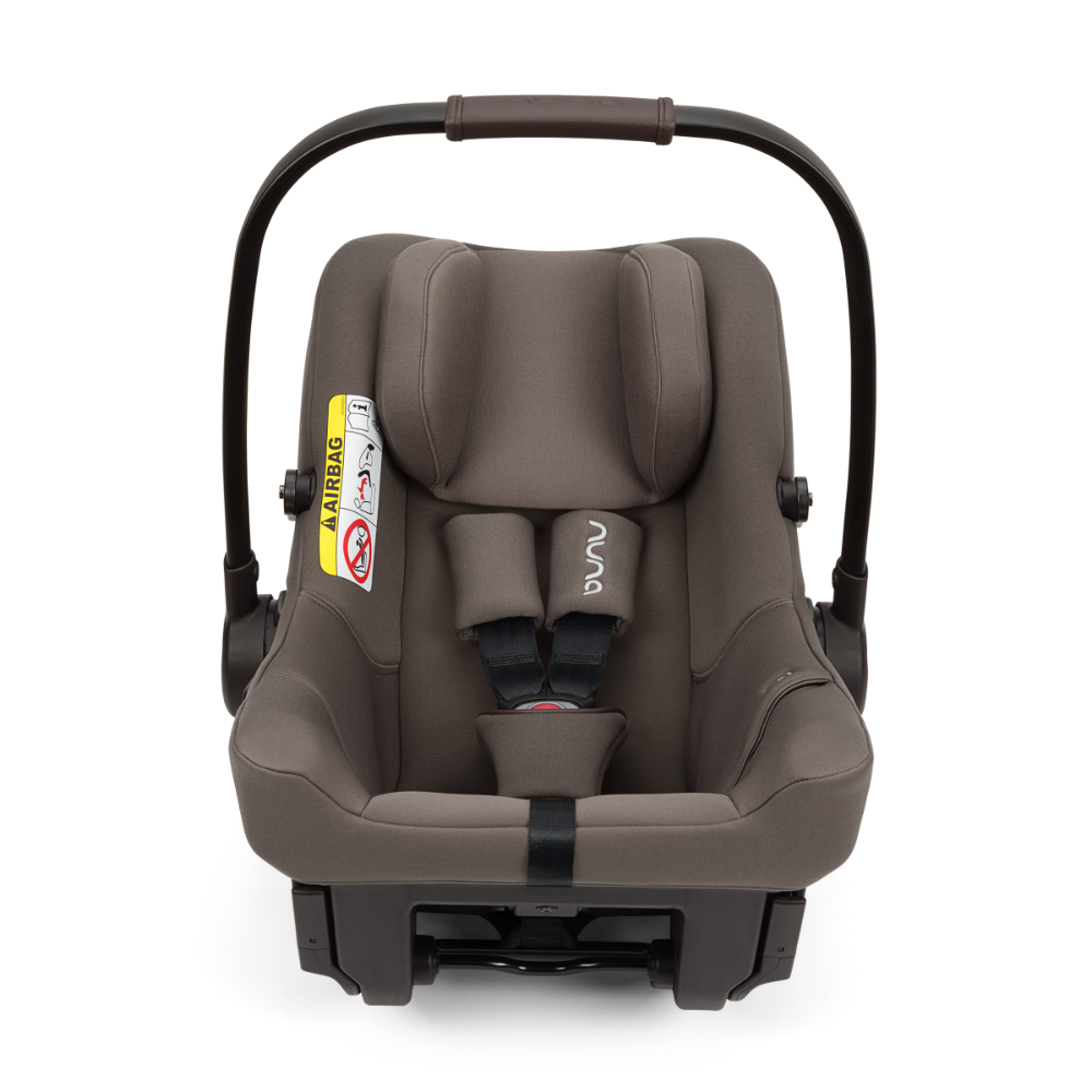 Nuna Pipa Urbn Ultra Lightweight Infant Car Seat|TUV Aircraft Certified|Baseless Install with Build in ISOFIX|0-18 Months|Upto 13Kg - Chestnut