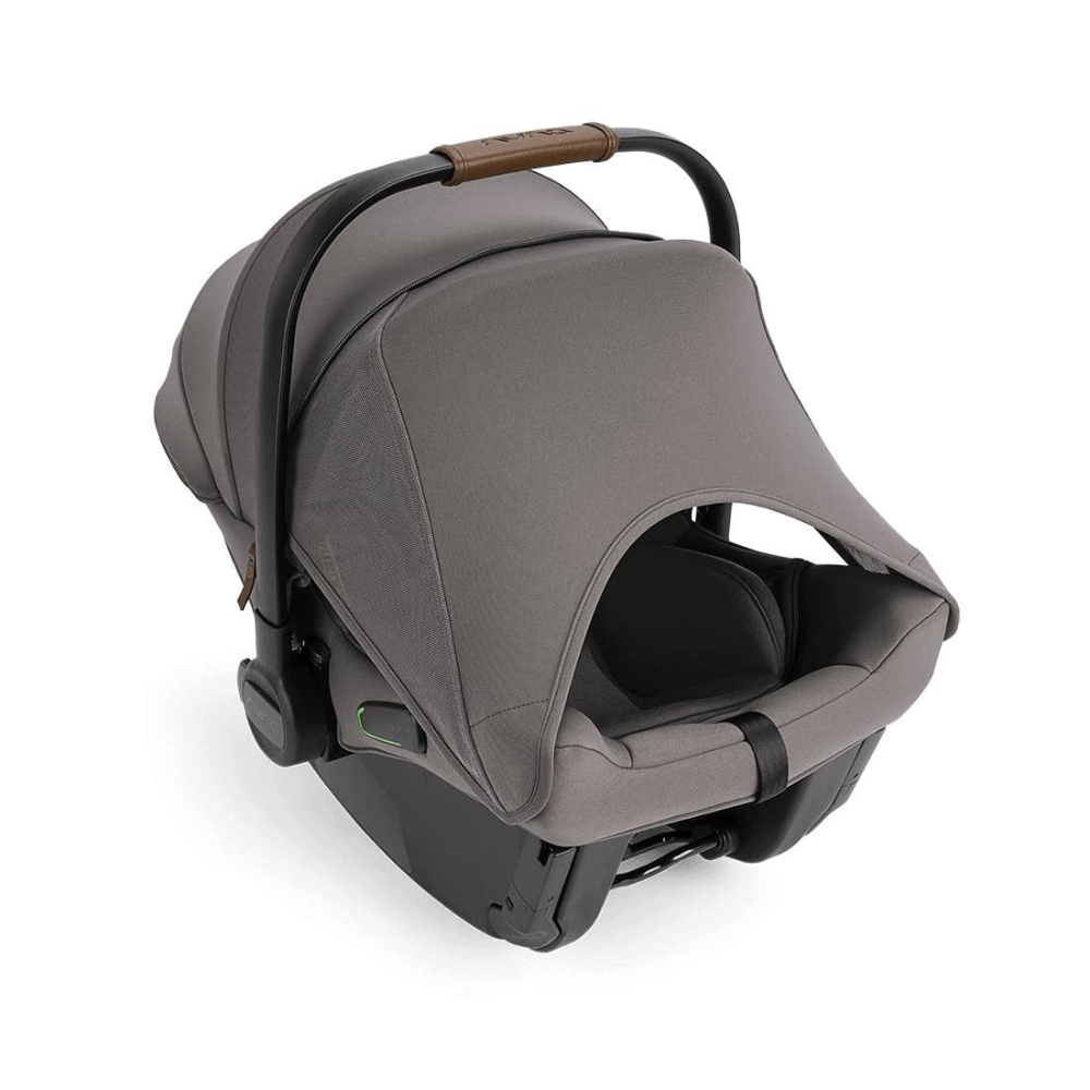 Nuna TRIV Next Reversible Seat Stroller with Flat Recline|Height Adjustable Handle Bar|All Terrain|All Wheel Suspension|One Hand Fold|Rain Cover & Post Adaptors|0 to 4Y (Upto 22Kg)-Granite