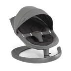 Nuna Leaf Series Canopy-With Mosquito Net & Extra Storage On The Back-Effortlessly Attaches To Bouncer-Cinder