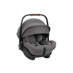 Nuna Arra Next Car Seat With Base Next-Car Seat Features (Rear Facing, 3 Positions & 157 Degrees Flat Reclining Seat, For 0 to 1.5Y-Base Features (Smart Swivel Lock, Steel Stability Leg) - Granite
