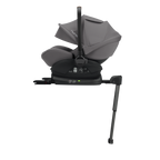 Nuna Arra Next Car Seat With Base Next-Car Seat Features (Rear Facing, 3 Positions & 157 Degrees Flat Reclining Seat, For 0 to 1.5Y-Base Features (Smart Swivel Lock, Steel Stability Leg) - Granite