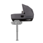 Nuna Cari NEXT Baby Carry Cot-Doubling As Car Seat & Carry Cot-3 Point Harness-With Organic Jersey Infant Insert & Dream Drape-2 Years Warranty-For 0 to 12M (Upto 13 Kg)-Granite