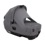 Nuna Cari NEXT Baby Carry Cot-Doubling As Car Seat & Carry Cot-3 Point Harness-With Organic Jersey Infant Insert & Dream Drape-2 Years Warranty-For 0 to 12M (Upto 13 Kg)-Granite