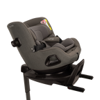Nuna Pruu Baby Car Seat-Convertible Car Seat-360 Degree Rotation-10 Position Reclining Seat-Integrated Rebound Bar to Minimize Rotation During Impact-2 Years Warranty-For 0 to 4Y (Upto 19Kg) - Granite