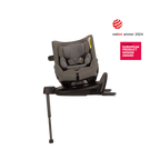 Nuna Pruu Baby Car Seat-Convertible Car Seat-360 Degree Rotation-10 Position Reclining Seat-Integrated Rebound Bar to Minimize Rotation During Impact-2 Years Warranty-For 0 to 4Y (Upto 19Kg) - Granite