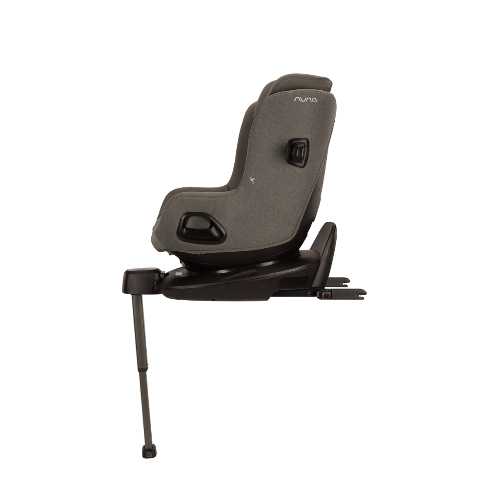 Nuna Pruu Baby Car Seat-Convertible Car Seat-360 Degree Rotation-10 Position Reclining Seat-Integrated Rebound Bar to Minimize Rotation During Impact-2 Years Warranty-For 0 to 4Y (Upto 19Kg) - Granite