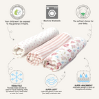 Abracadabra Muslin Wipes (Set of 3)