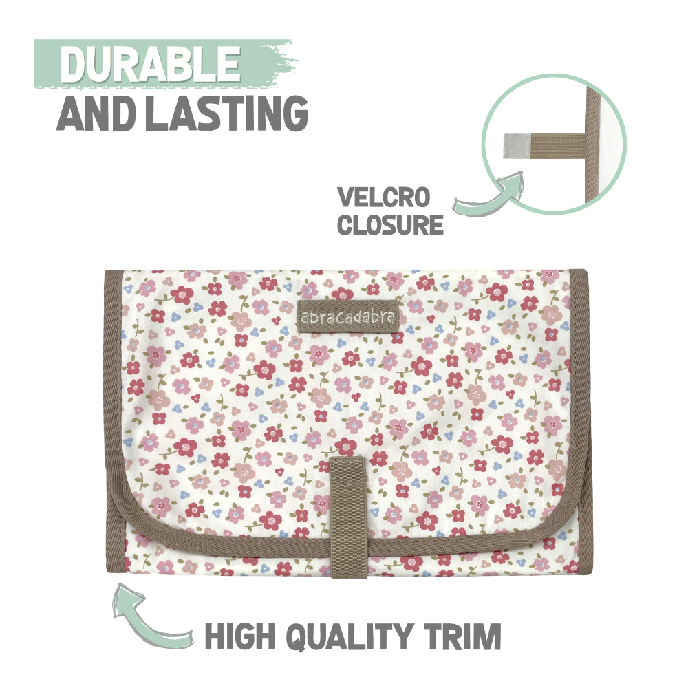 Abracadabra Portable Changing Mat - Vintage Floral