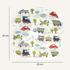 Abracadabra Muslin Wipes (Set of 3)