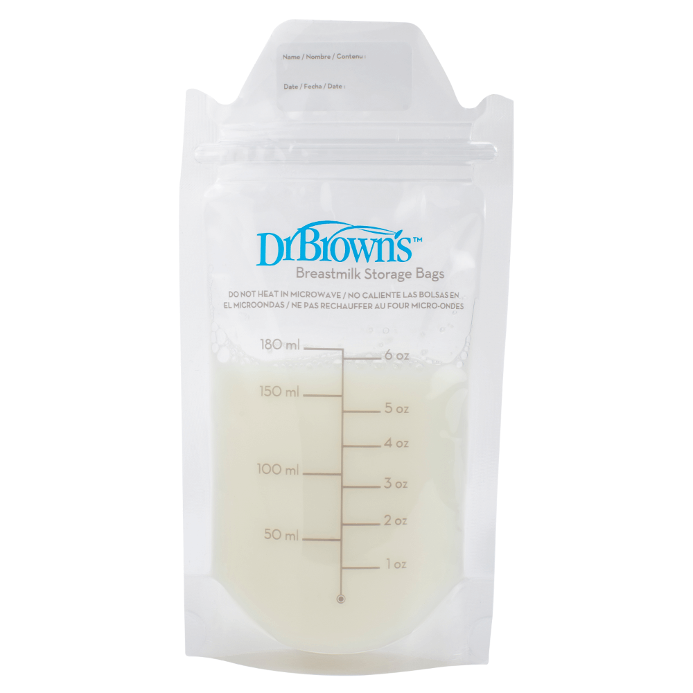 Dr. Brown's Dr. Browns Breastmilk Storage Bags, 25-Pack - White