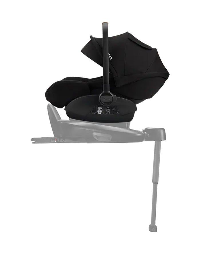 Nuna Arra Next Baby Car Seat-Rear Facing-3 Positions & 157 Degrees Flat Reclining Seat-Lightweight-10 Positions Adjustable Headrest-For 0 to 1.5Y (Upto 13 Kg) - Caviar