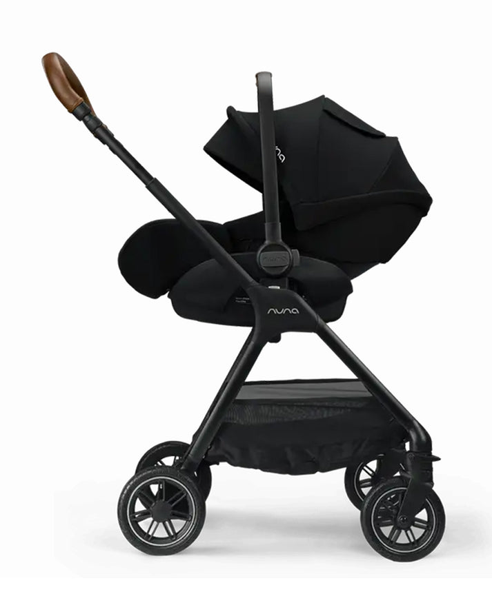 Nuna Arra Next Baby Car Seat-Rear Facing-3 Positions & 157 Degrees Flat Reclining Seat-Lightweight-10 Positions Adjustable Headrest-For 0 to 1.5Y (Upto 13 Kg) - Caviar