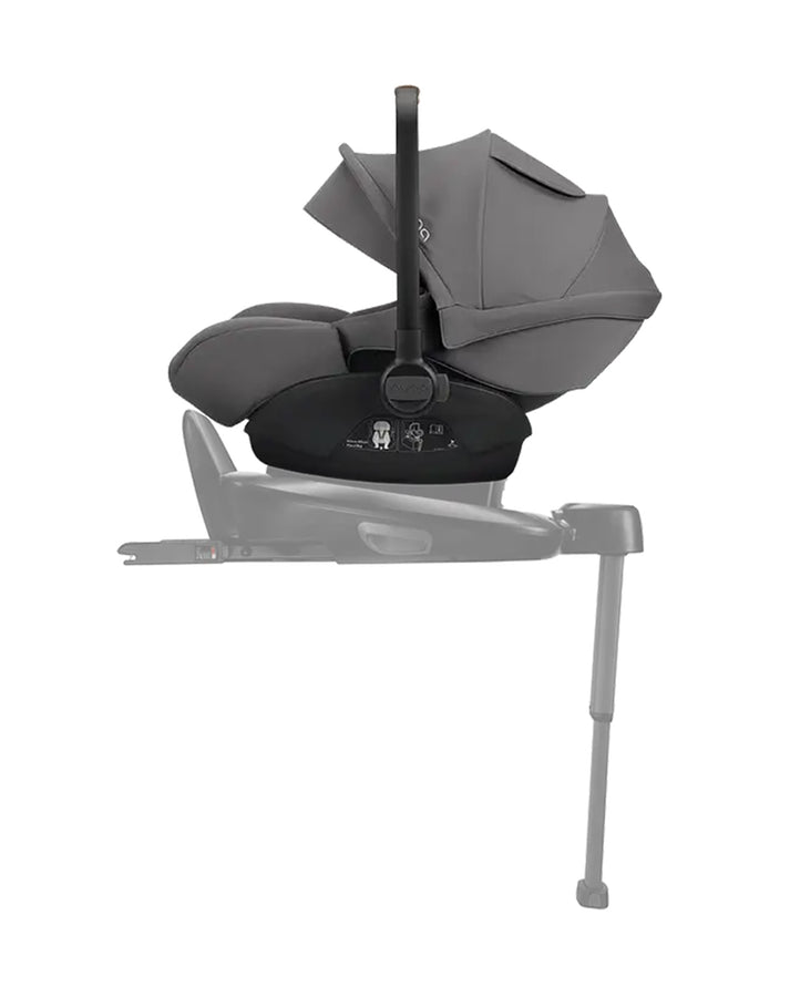 Nuna Arra Next Baby Car Seat-Rear Facing-3 Positions & 157 Degrees Flat Reclining Seat-Lightweight-10 Positions Adjustable Headrest-For 0 to 1.5Y (Upto 13 Kg) - Granite