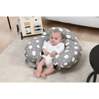 Momcozy Maternity Accessory Adjustable Nursing Pillow - Grey & White