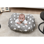 Momcozy Maternity Accessory Adjustable Nursing Pillow - Grey & White