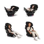 Nuna Exec Next-Car Seat|Front & Rear Facing|Aeroflex Side Impact Protection|0M+|Upto 55Kg|Caviar