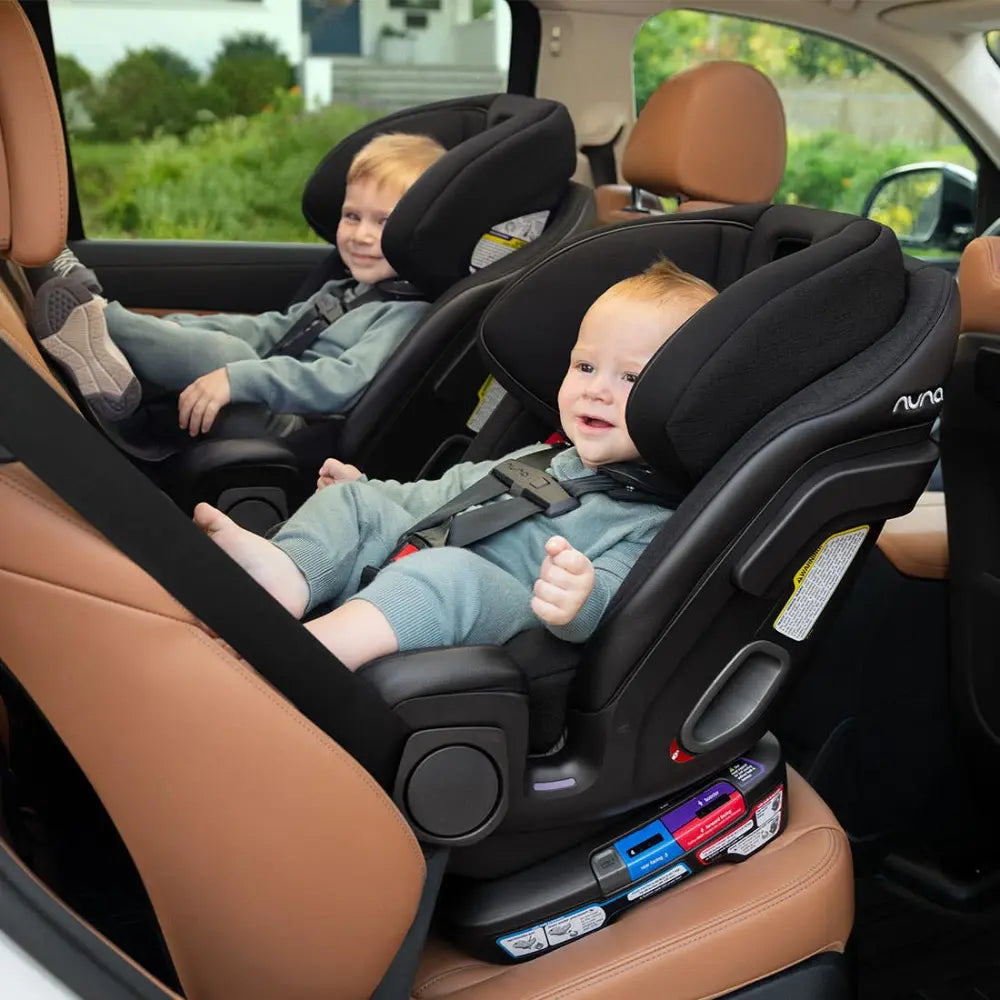Nuna Exec Next-Car Seat|Front & Rear Facing|Aeroflex Side Impact Protection|0M+|Upto 55Kg|Caviar