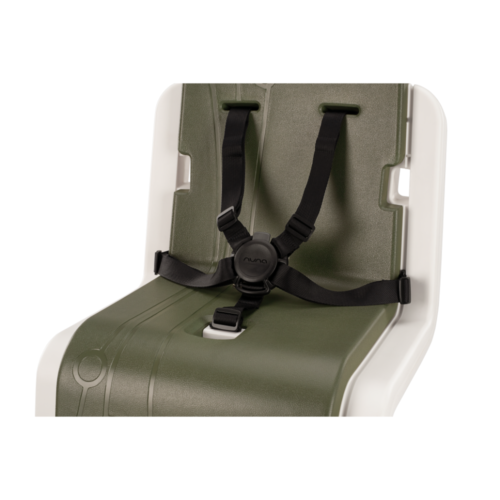Nuna Zaaz Baby High Chair|Air Foam Cushion|Height Adjustable|Easily Removable Tray|Arm Bar & Footrest|For 0M+|Upto 100Kg - Pine