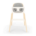 Nuna Bryn Baby High Chair with FREE Ginkgo Bryn Seat Pad – Premium Walnut & Maple Wood High Chair, Removable Seat Pad & Child Tray, Tool-Free Assembly (6M+, Up to 100 Kg)