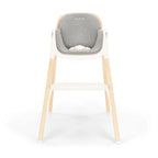 Nuna Bryn Baby High Chair with FREE Spectrum Bryn Seat Pad – Premium Walnut & Maple Wood High Chair, Removable Seat Pad & Child Tray, Tool-Free Assembly (6M+, Up to 100 Kg)
