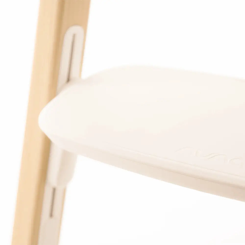 Nuna Bryn Baby High Chair with FREE Spectrum Bryn Seat Pad – Premium Walnut & Maple Wood High Chair, Removable Seat Pad & Child Tray, Tool-Free Assembly (6M+, Up to 100 Kg)