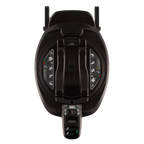 Nuna Base Curv ISOFIX Car Seat Base-Smart Swivel Lock- Button For 360 Degrees Rotation Adjustment-With Steel Stability Leg-Caviar