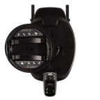 Nuna Base Curv ISOFIX Car Seat Base-Smart Swivel Lock- Button For 360 Degrees Rotation Adjustment-With Steel Stability Leg-Caviar