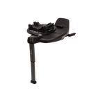 Nuna Base Curv ISOFIX Car Seat Base-Smart Swivel Lock- Button For 360 Degrees Rotation Adjustment-With Steel Stability Leg-Caviar