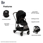 Nuna Ixxa Lightweight Baby Stroller-Reversible Seat-Compact Fold-Pram for 0M+ (Upto 15Kg)