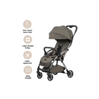 Leclerc Baby Influencer Air- Cabin Friendly Stroller- Flat Reclining Seat- One Touch Fold- (Upto 22Kg) - Green