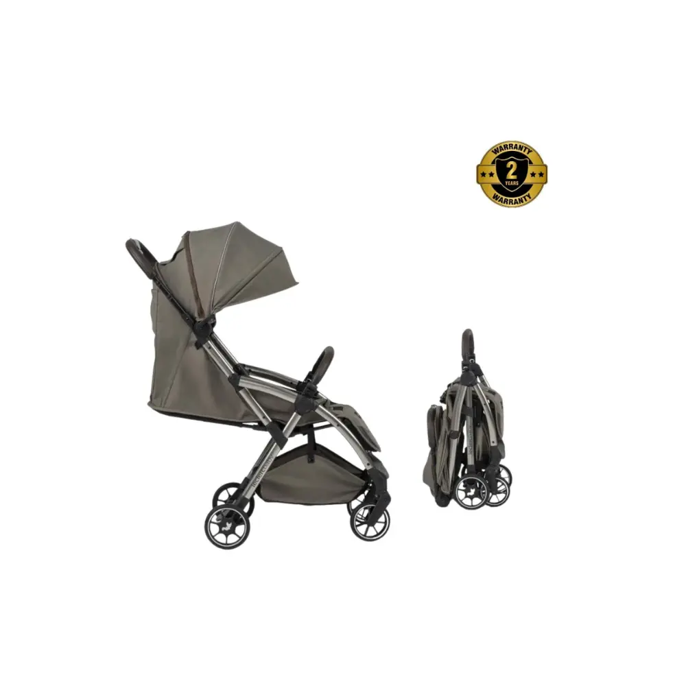 Leclerc Baby Influencer Air- Cabin Friendly Stroller- Flat Reclining Seat- One Touch Fold- (Upto 22Kg) - Green