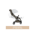 Leclerc Baby Influencer Air- Cabin Friendly Stroller- Flat Reclining Seat- One Touch Fold- (Upto 22Kg) - Green