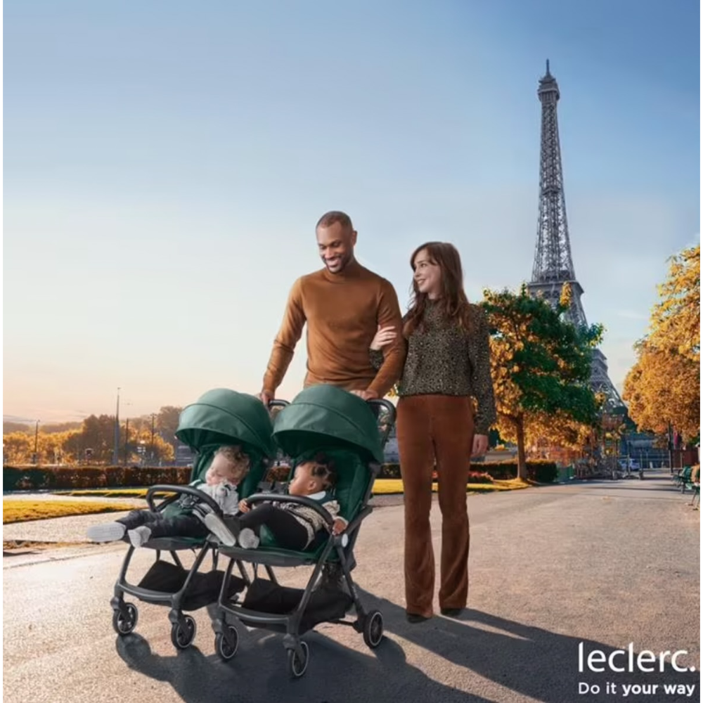 Leclerc Baby Twin Stroller Connector - Black