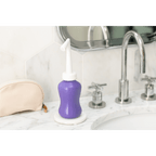 Lansinoh Post-Birth Perineal Wash Bottle - Angled Spout Upside Down Squeeze Bottle, Recovery Intimate Postpartum Care, Travel Wash Pump, Travel Bag Included (360ml)