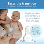 Dr. Brown's Natural Flow Level 2 Narrow Nipple - Set of 2 (3M+)