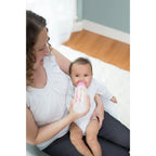 Dr. Brown's 8oz/250mL Narrow Anti-colic Options+ Baby Bottle, Pink, 3-Pack (SB83306-P3)