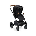 Nuna Mixx Next Reversible Seat Stroller with Flat Recline|Height Adjustable Handle Bar|All Terrain|All Wheel Suspension|One Hand Fold|Rain Cover & Post Adaptors|0 to 4Y (Upto 22Kg) - Caviar