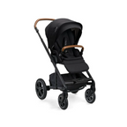 Nuna Mixx Next Reversible Seat Stroller with Flat Recline|Height Adjustable Handle Bar|All Terrain|All Wheel Suspension|One Hand Fold|Rain Cover & Post Adaptors|0 to 4Y (Upto 22Kg) - Caviar
