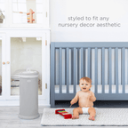Ubbi Steel Odor Locking Diaper Pail