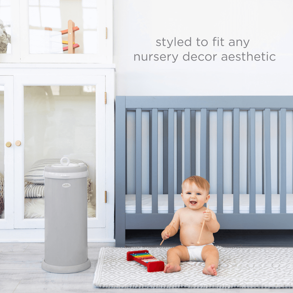 Ubbi Steel Odor Locking Diaper Pail