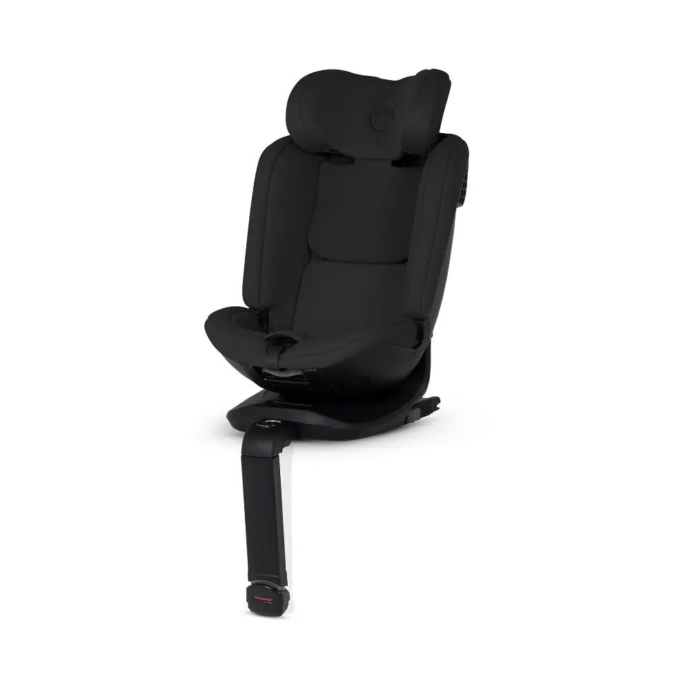 Silver Cross Motion 3 All Size 360° Baby Car Seat|Convertible Car Seat|AirTech Summer Removable & Leakproof Liner|EasyFit Sprung Safety Harness|3 Position Recline|0 M+|Upto 12Y  -  Iconic Black