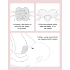 Momcozy Breastfeeding Access Nipple Shields - Transparent