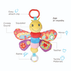 Nuluv Playtime Butterfly Teether