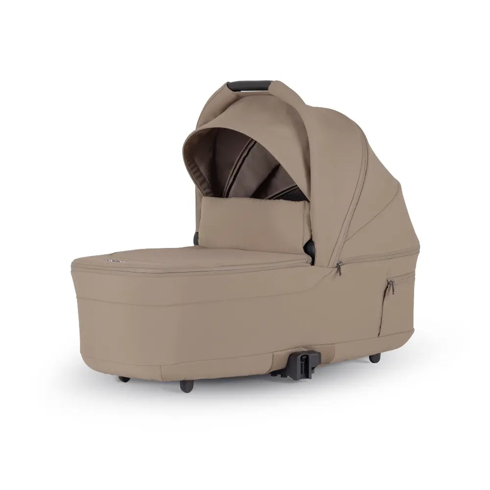 Silver Cross Nia World's Only Aircraft Cabin Approved Stroller in Both Seat & Carrycot Mode|Flat Recline|One Hand Fold|Lightweight & Travel Friendly|Self Standing|0 to 6M|Upto 9 Kg - Champagne