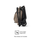 Silver Cross Nia World's Only Aircraft Cabin Approved Stroller in Both Seat & Carrycot Mode|Flat Recline|One Hand Fold|Lightweight & Travel Friendly|Self Standing|0 to 6M|Upto 9 Kg - Champagne